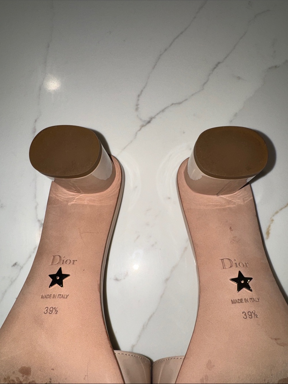 Christian Dior C’est Beige Mule Sandals with Square Toe - Picture 3 of 11